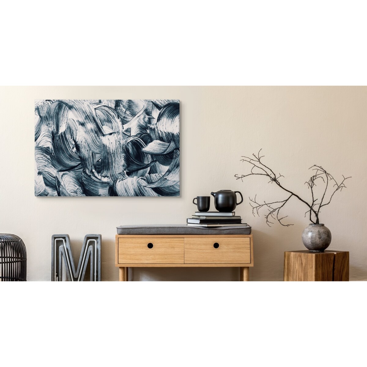 Obraz nowoczesna abstrakcyjna sztuka 70x50cm