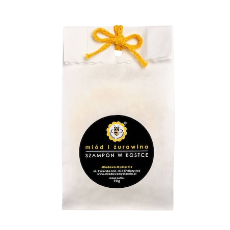 szampon w kostce MIÓD I ŻURAWINA re-fill