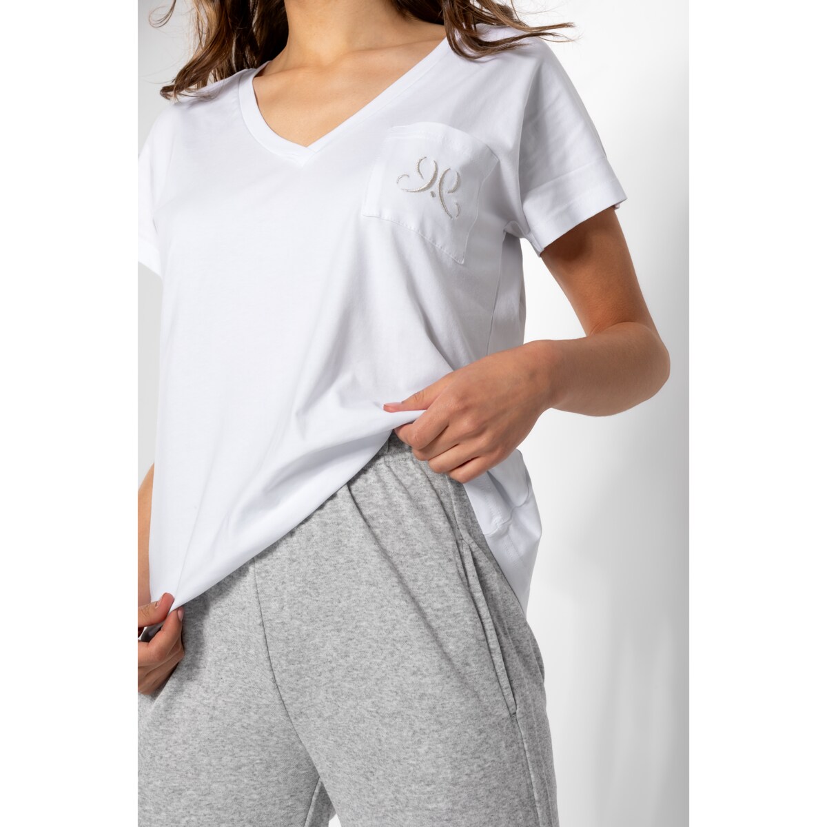 Komplet Chill Out White-Grey, S