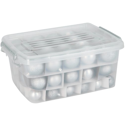 Zestaw bombek świątecznych w różnych rozmiarach, 70 szt.