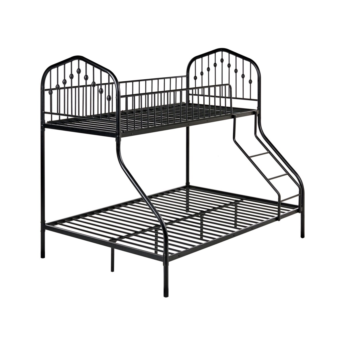 Łóżko piętrowe Metal CHAMONIX 90/140 x 200 cm Czarny
