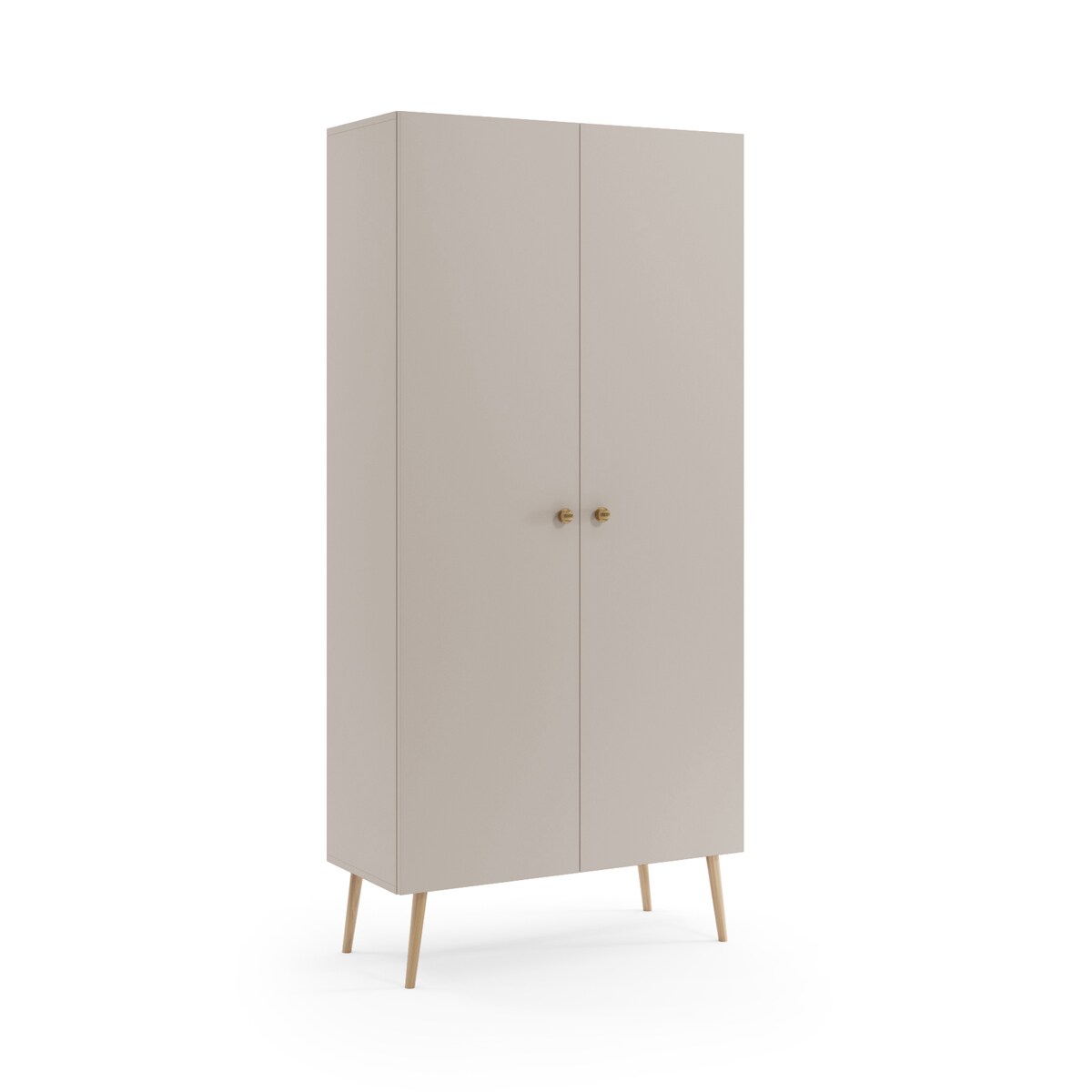 Szafa Boho głęboka drewniane nóżki 5 półek Kaszmir