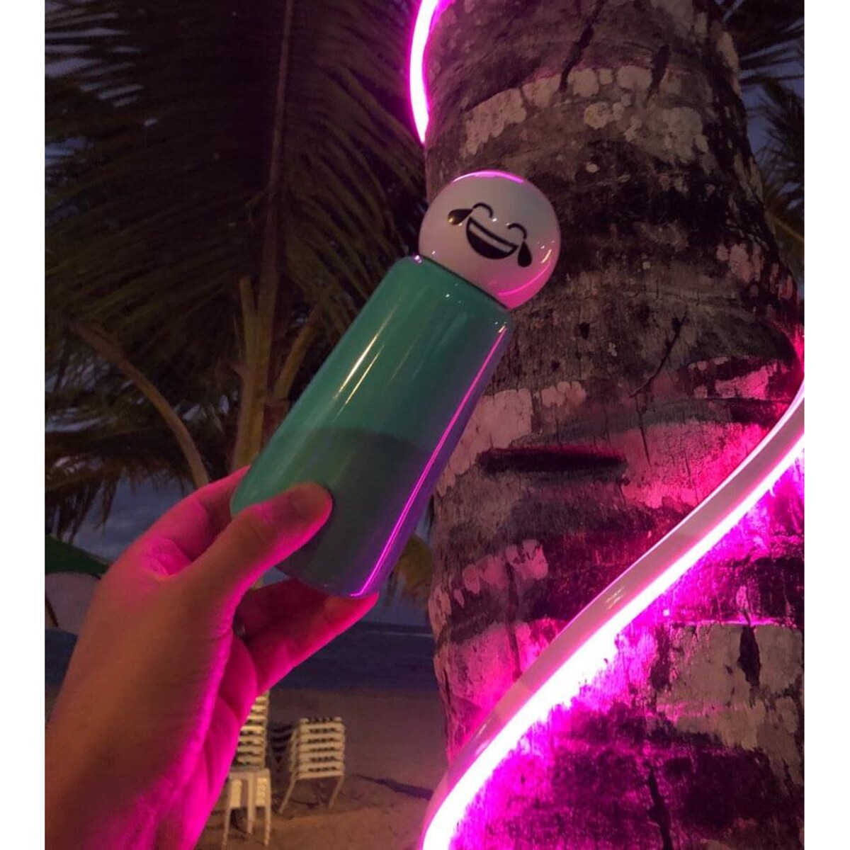 Butelka termiczna Śmiech Face Collection, 300 ml, Lund London