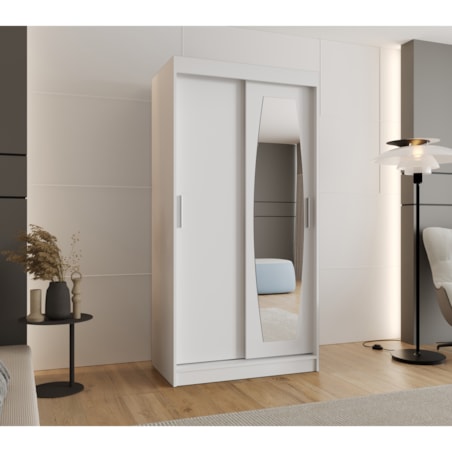 Szafa przesuwna ROSSA 100 biały