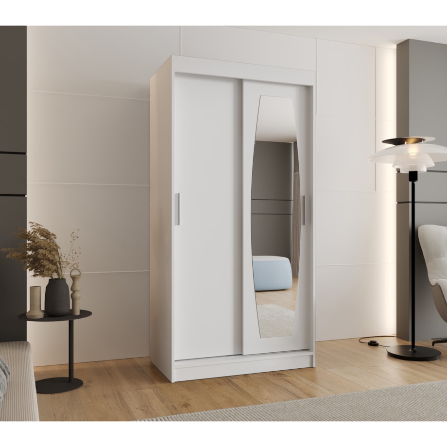 Szafa przesuwna ROSSA 100 biały