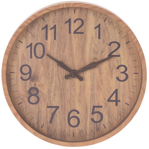 Zegar ścienny, duże cyfry, Ø 30,5 cm