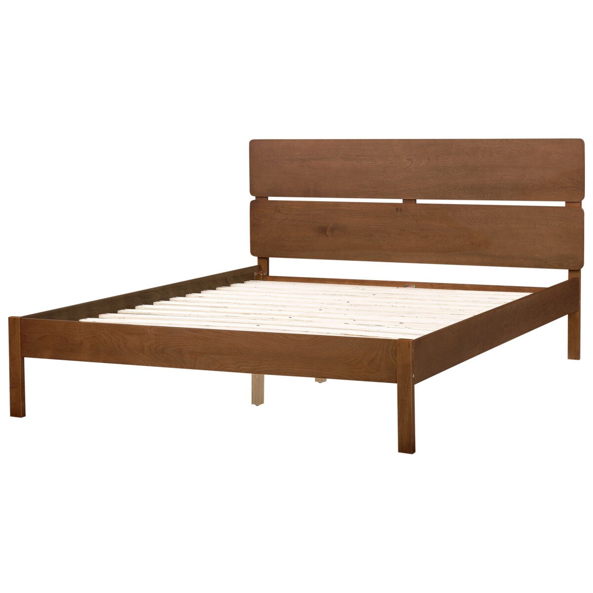 Łóżko drewniane 160 x 200 cm jasne BOISSET