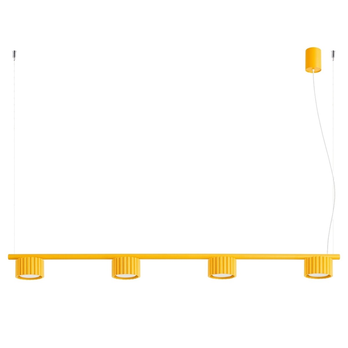 Żyrandol AURA 4 żółta Gx53