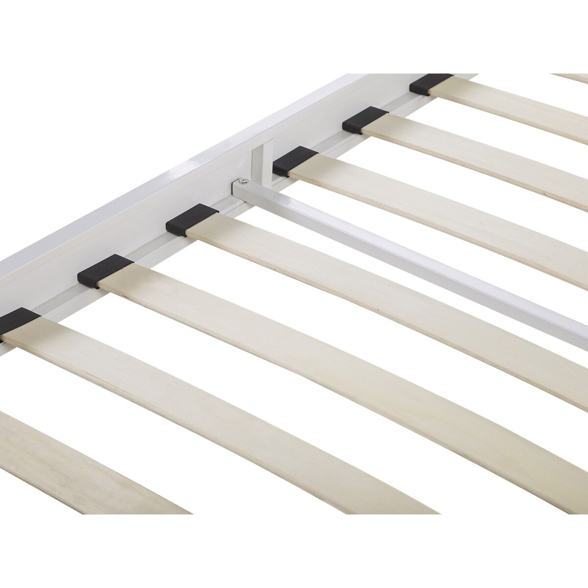 Łóżko metalowe 180 x 200 cm białe MAURS