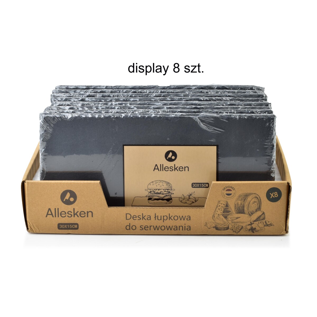 MODERN KITCHEN Deska łupkowa do serwowania 30x15cm