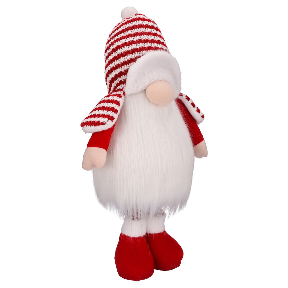 Skrzat na teleskopowych nogach krasnal świecący na święta