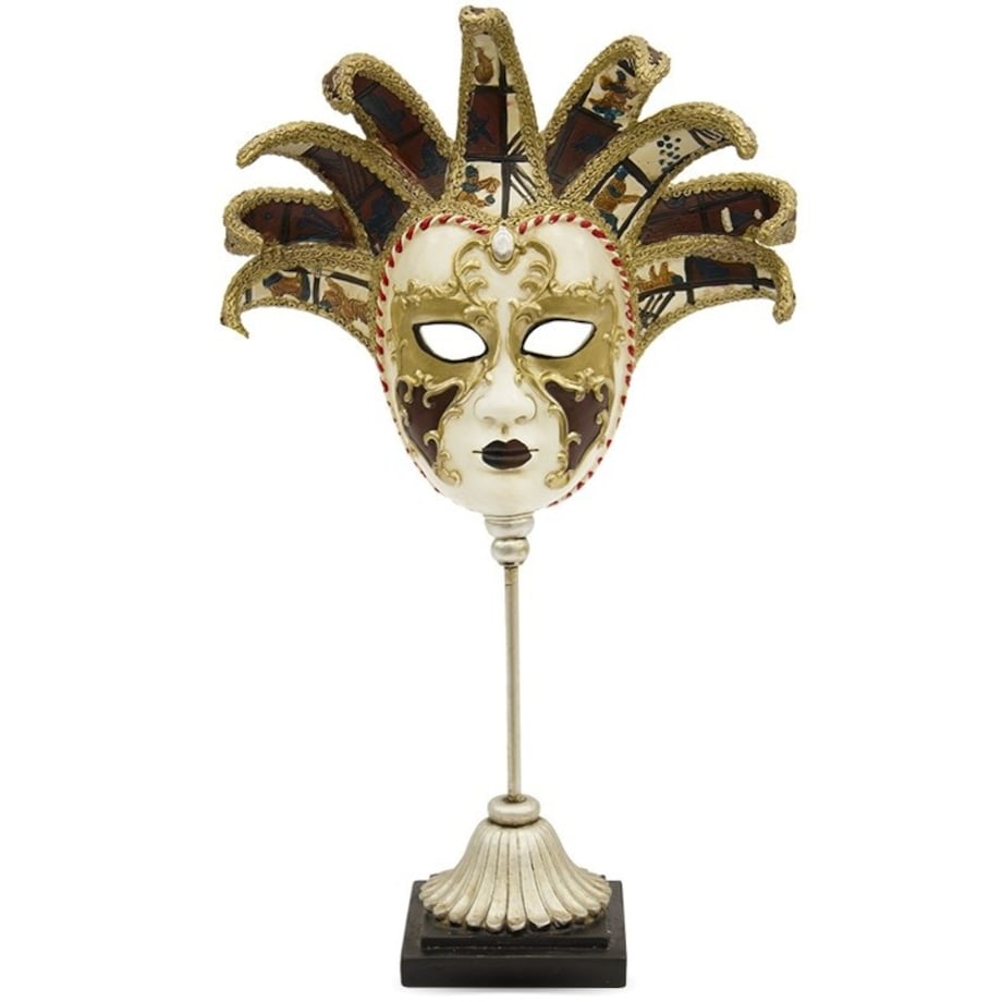 Dekoracja - maska karnawałowa 39x23x9 VENEZZIA