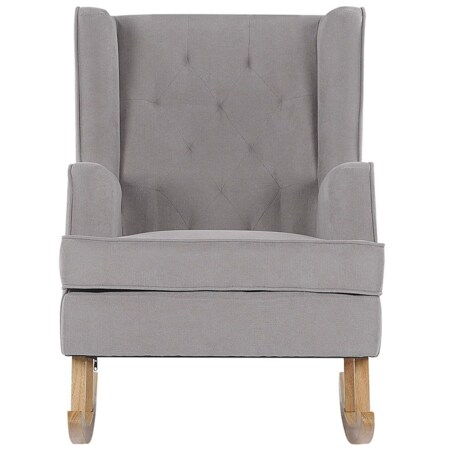 Fotel bujany jasnoszary TRONDHEIM II