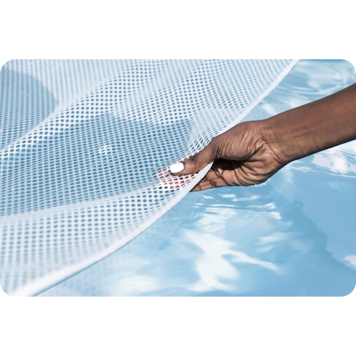 Dmuchany materac plażowy z siateczką hamak wodny Bestway 43839