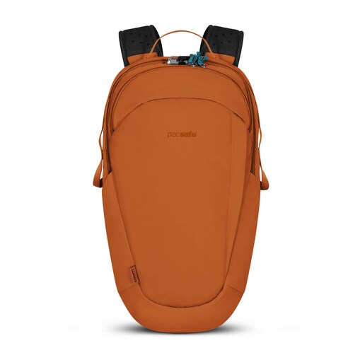 Plecak wycieczkowy antykradzieżowy 25l Pacsafe ECO - pomarańczowy, z econylu