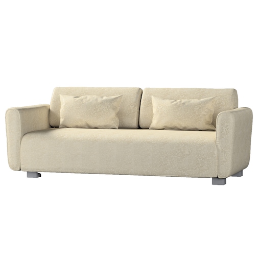 Pokrowiec na sofę 2-osobową Mysinge, beżowo-złoty wzór, sofa Mysinge 2-os., Living II