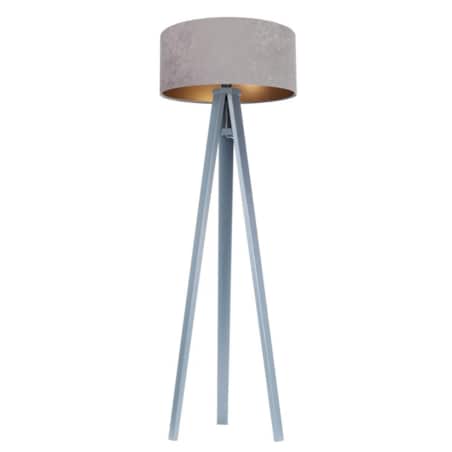 Lampa stojąca HOME 50 szara/złota/szara