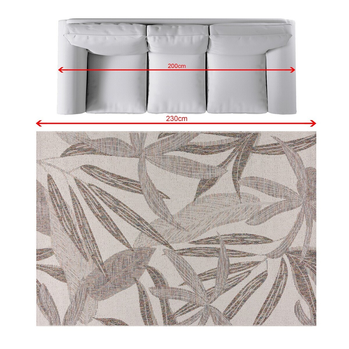 Dywan Cottage beige/multicolor 160x230cm, 160 x 230 cm