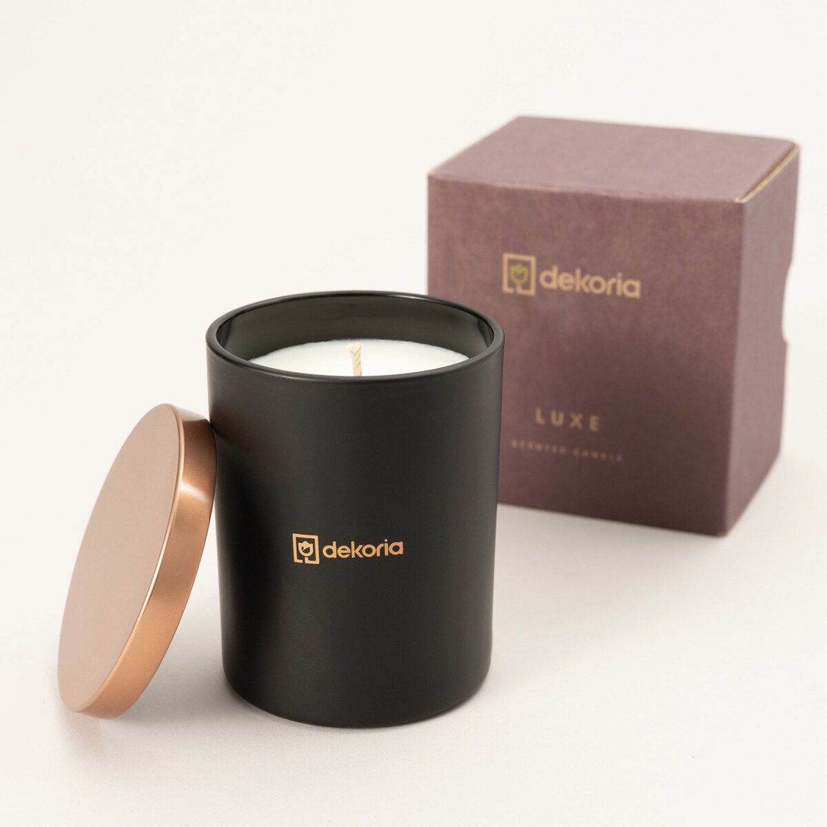 Świeca zapachowa sojowa Luxe, 8x8x10 cm