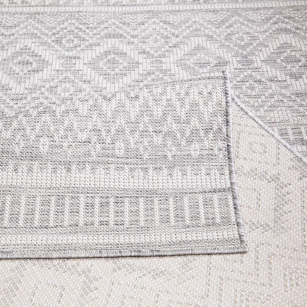 Dywan na zewnątrz i do wnętrz boho Paloa 35220 Szary 200x290