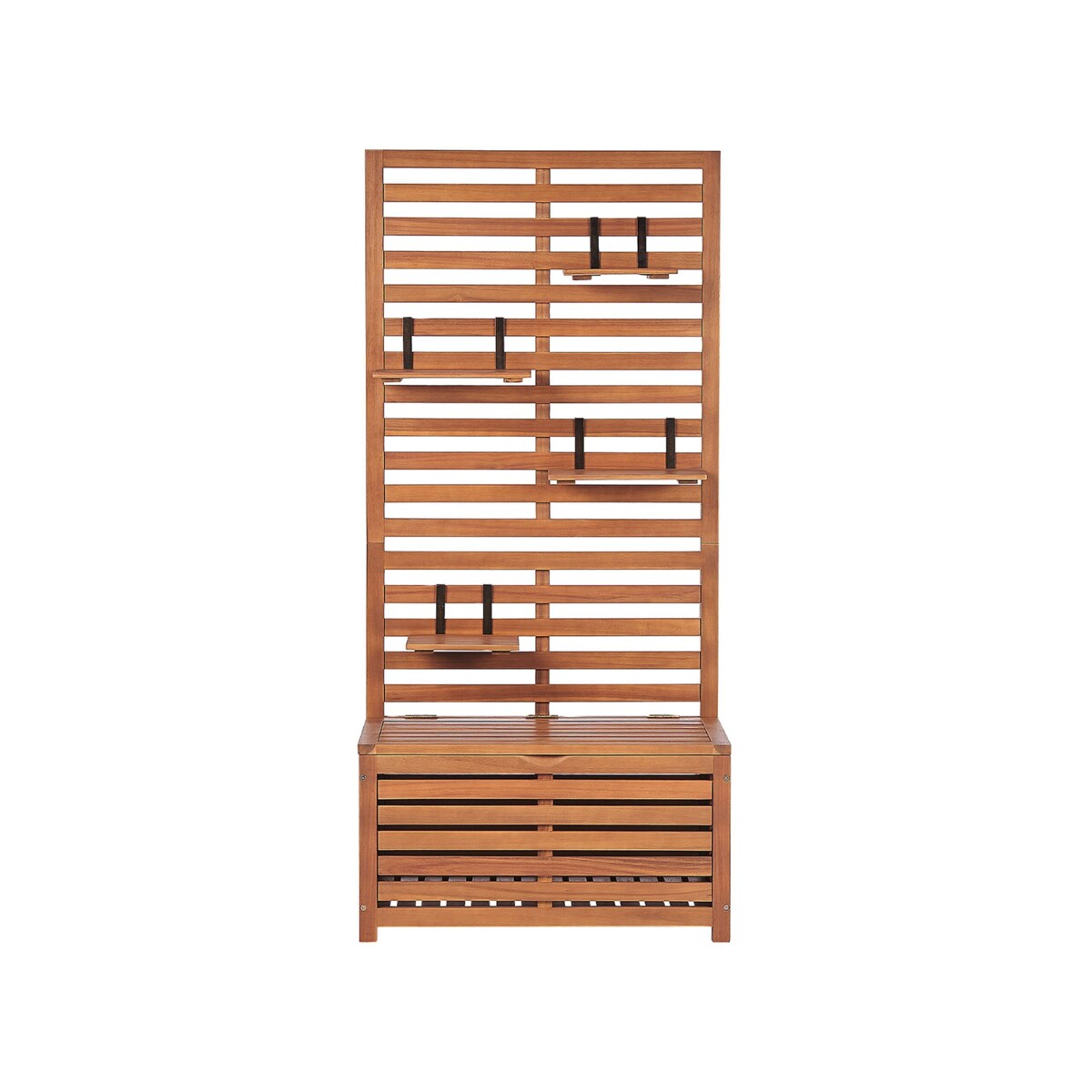 Ławka ogrodowa 80 cm drewniana ze schowkiem MATINO