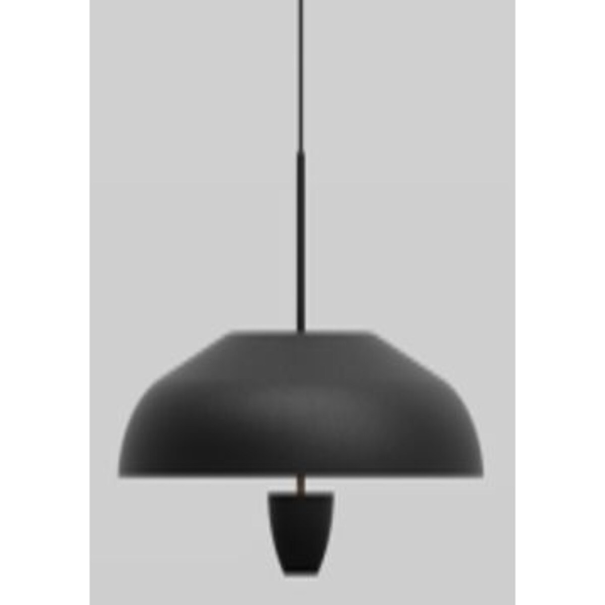 LAMPA WISZĄCA ALUMINIOWA VESPERA CZARNA