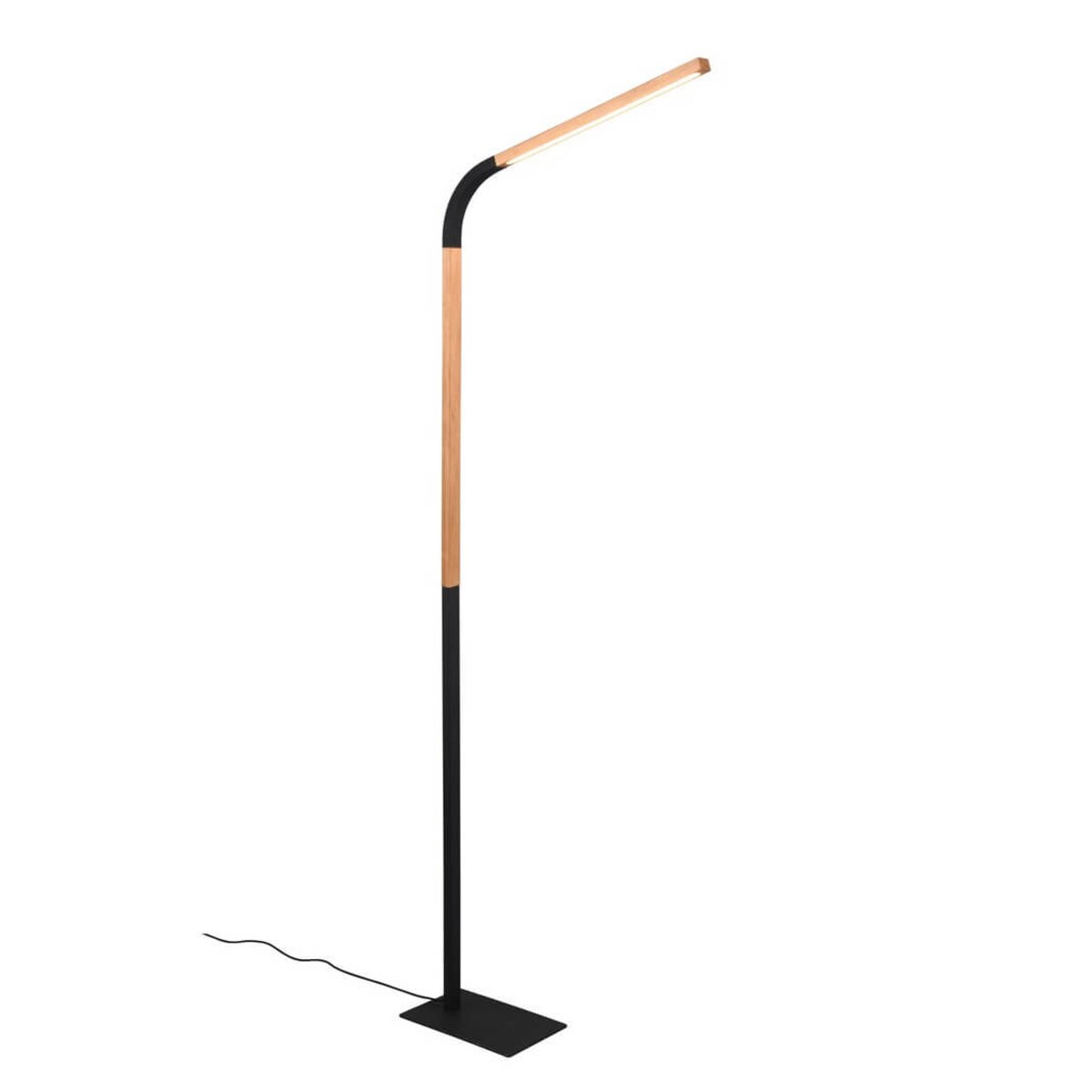 Gabinetowa lampa łukowa Norris 445210132 Trio LED 14W 3000K czarna drewniana