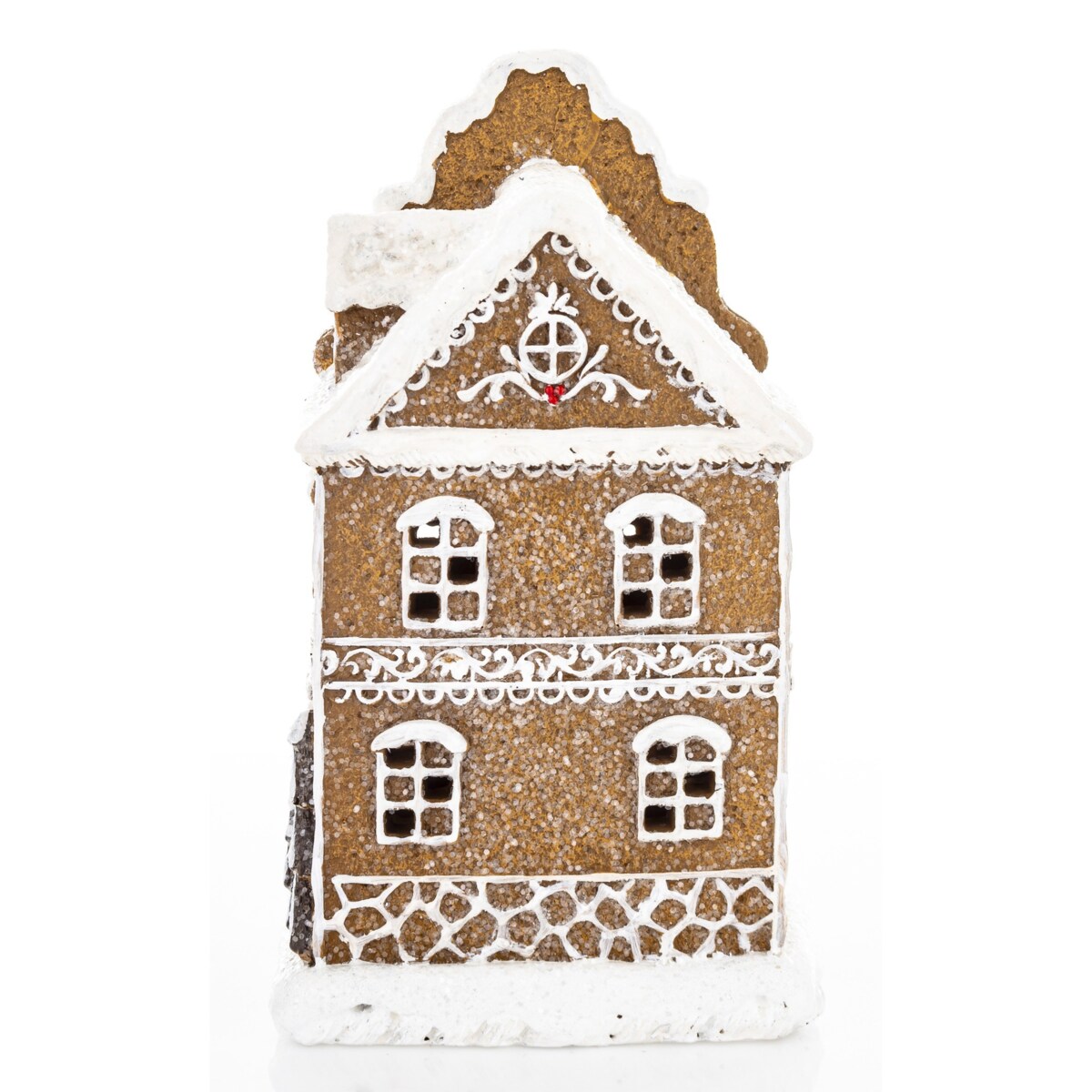 Domek kamienica LED pastelowy 20,5x12x9 cm