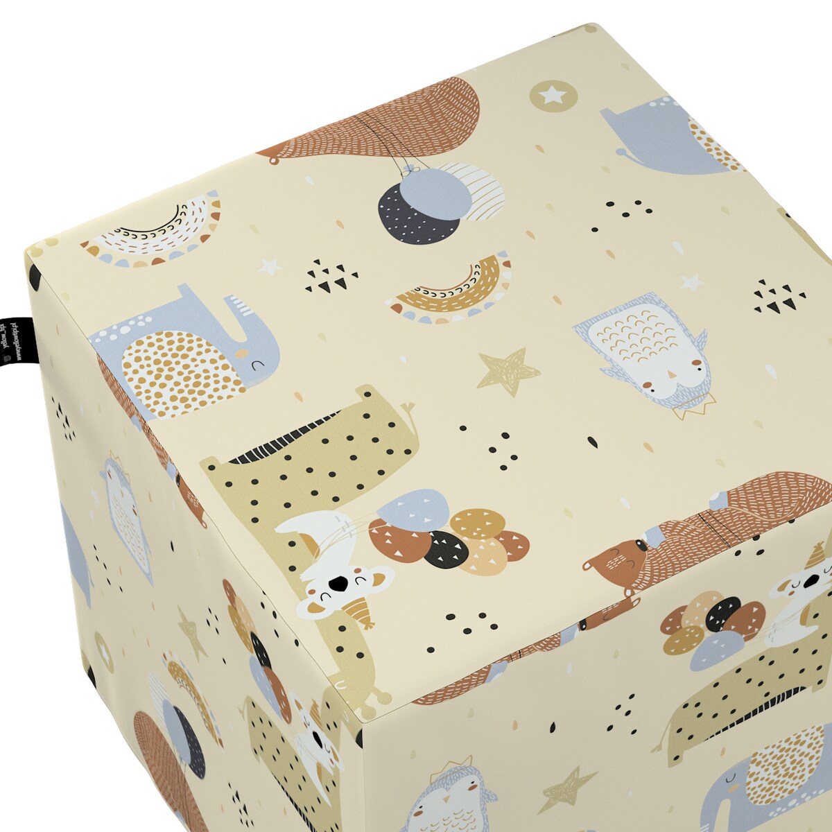 Puf kostka Nano, beżowy, 40 x 40 x 40 cm, Magic Collection