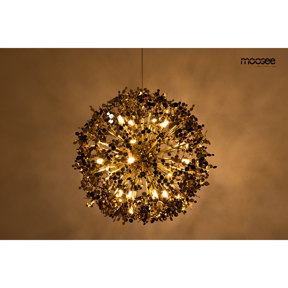 MOOSEE lampa wisząca MONETE 65 złota