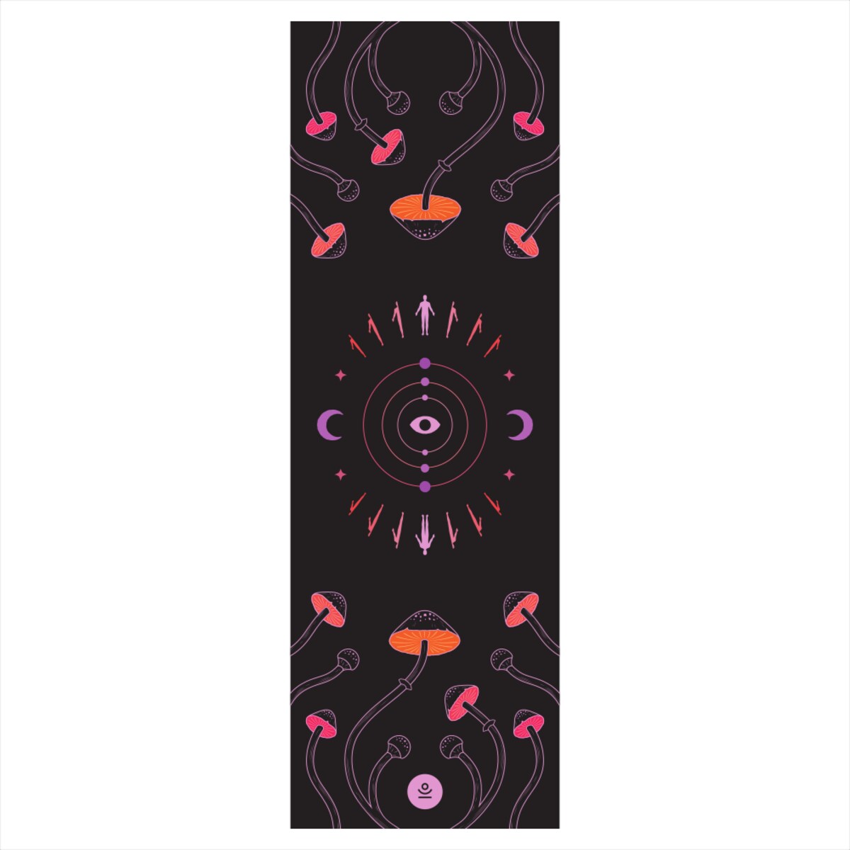 Mata do jogi kauczukowa antypoślizgowa PSYCHOBELLA