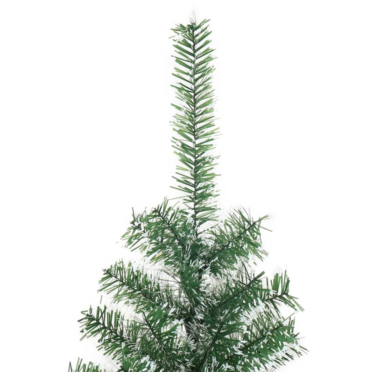 vidaXL Sztuczna choinka, ośnieżona, zielona, 120 cm