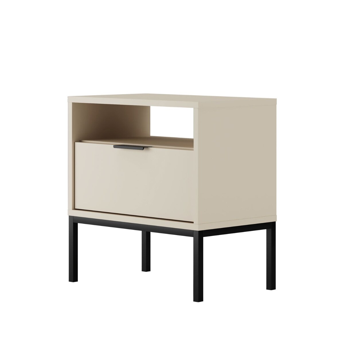 Szafka nocna Austin kaszmir & czarna