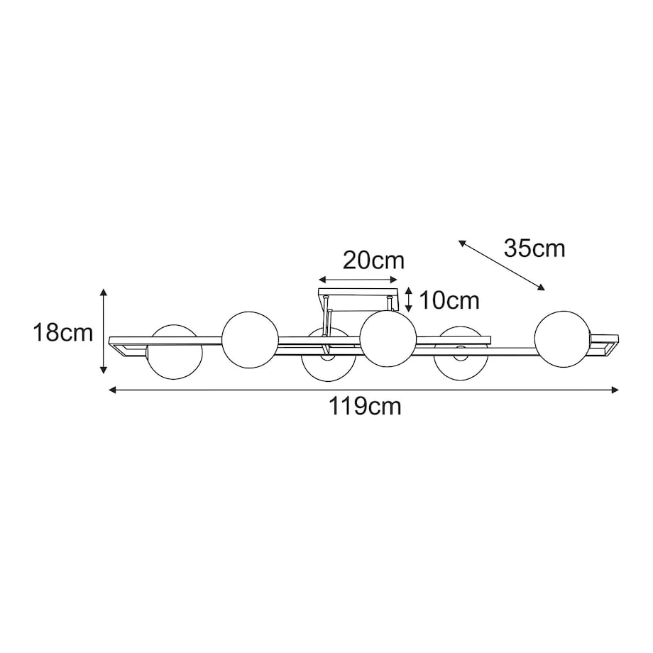 Lampa wisząca K-5772 z serii TORES
