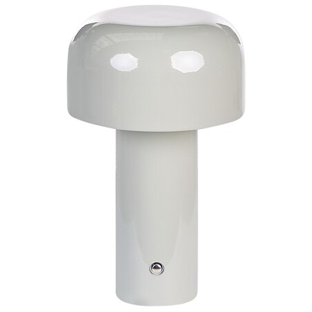 Bezprzewodowa lampa stołowa LED BESOS Ze ściemniaczem Metal Szary