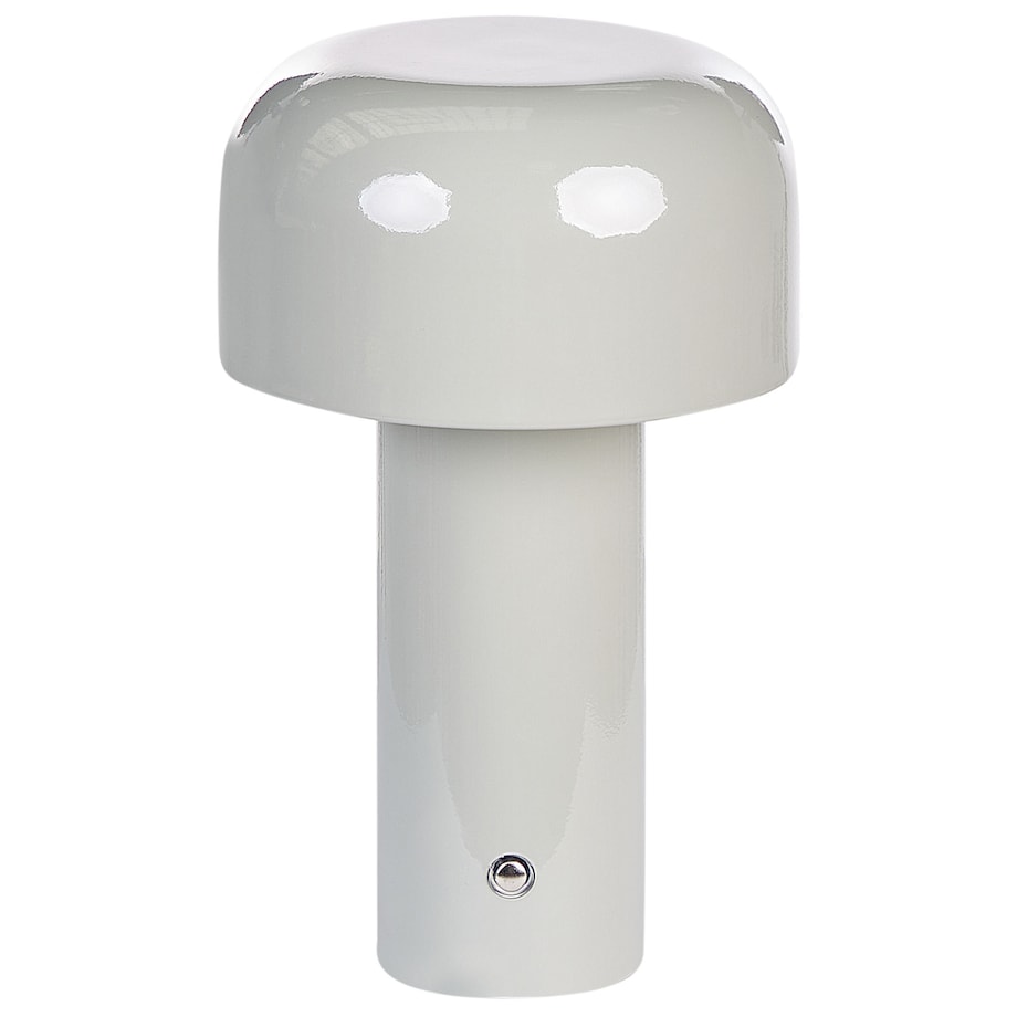 Bezprzewodowa lampa stołowa LED BESOS Ze ściemniaczem Metal Szary