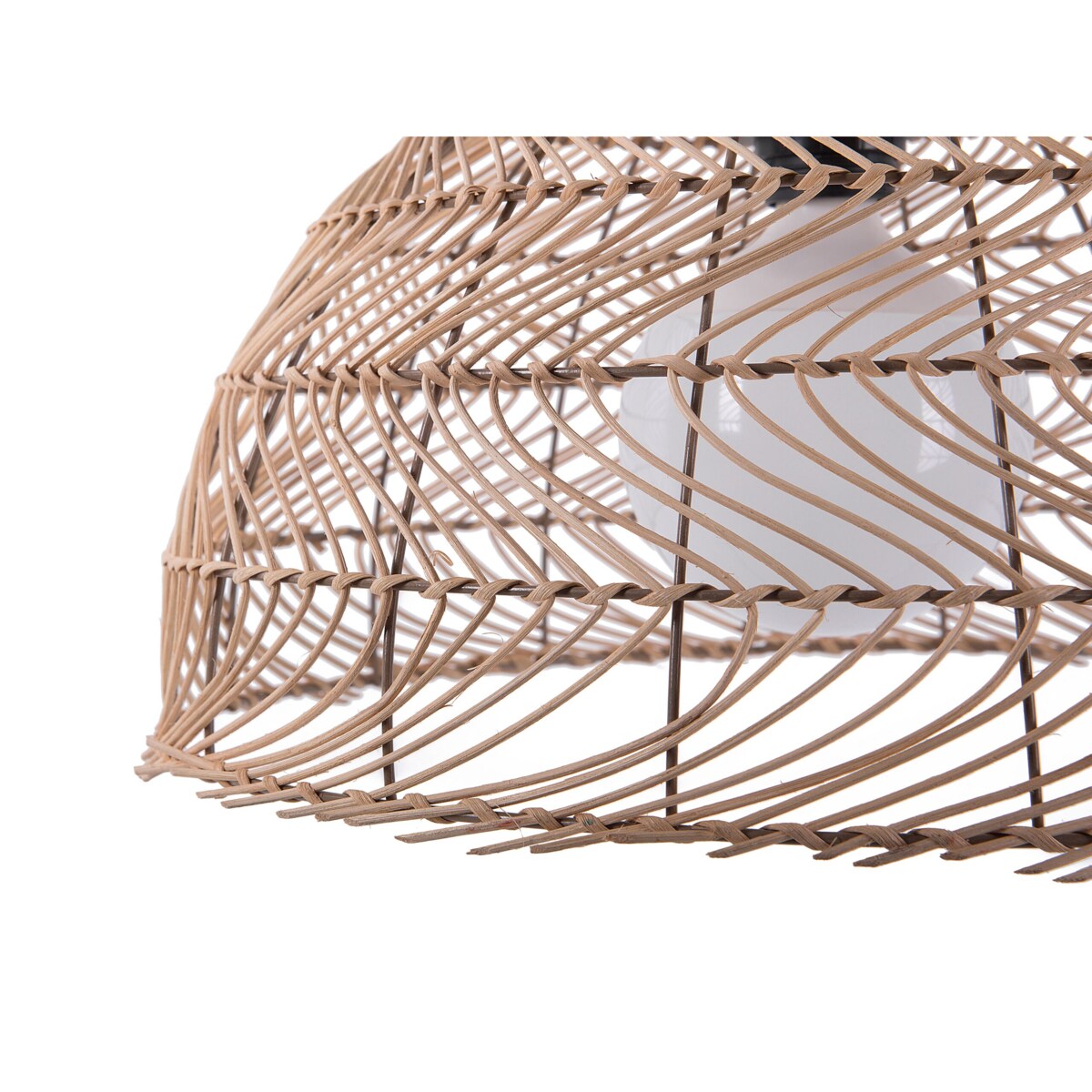 Lampa wisząca rattanowa naturalna SELENGE