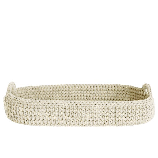 Kosz do przewijania Happy Moses - Kremowy