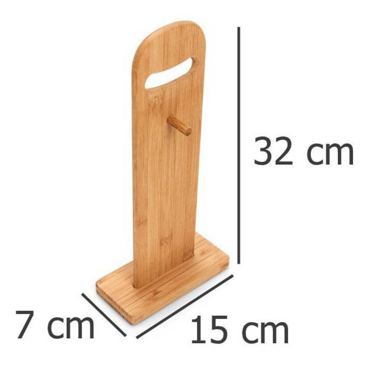 6 desek do krojenia + stojak w komplecie, drewno bambusowe, ZELLER