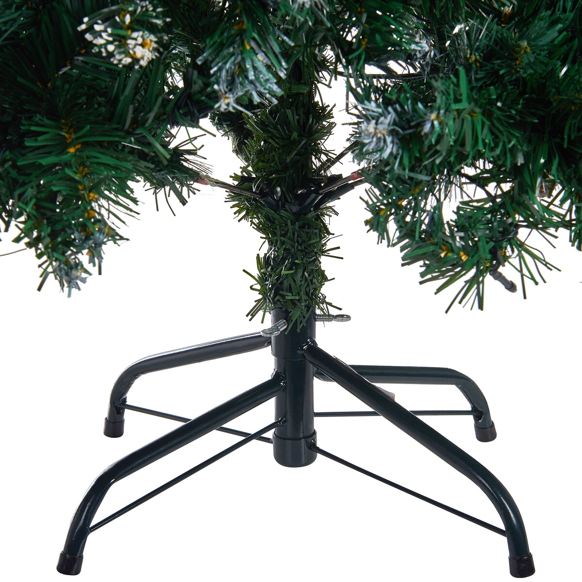 Sztuczna choinka świąteczna LED PALOMAR 120 cm Ciemnozielony