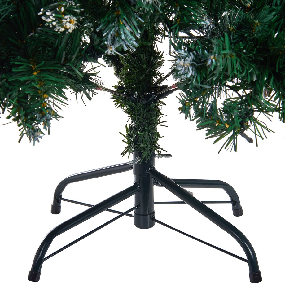 Sztuczna choinka świąteczna LED PALOMAR 120 cm Ciemnozielony