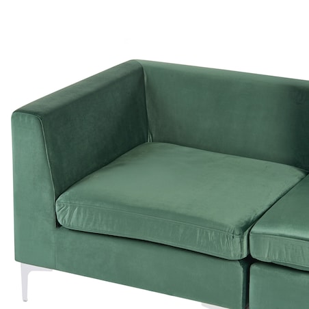 Sofa modułowa dla 2 osób EVJA Zielony Welur