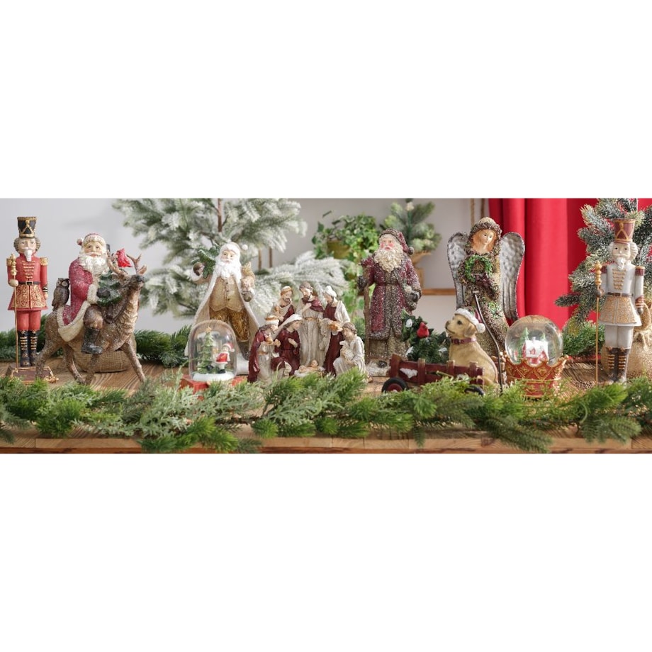 VILLA ITALIA Żołnierzyk świąteczny czerwony Figurka 31 cm HOLY TIME