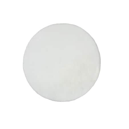 Dywan BUNNY koło biały IMITACJA FUTRA koło 160 cm