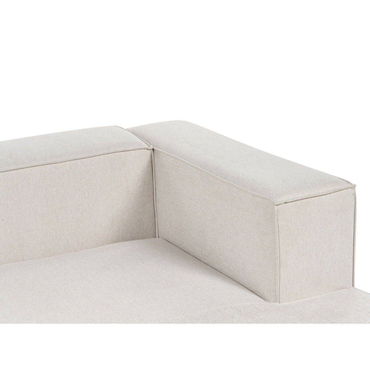 Narożnik 3-osobowy prawostronny beżowy VERNON