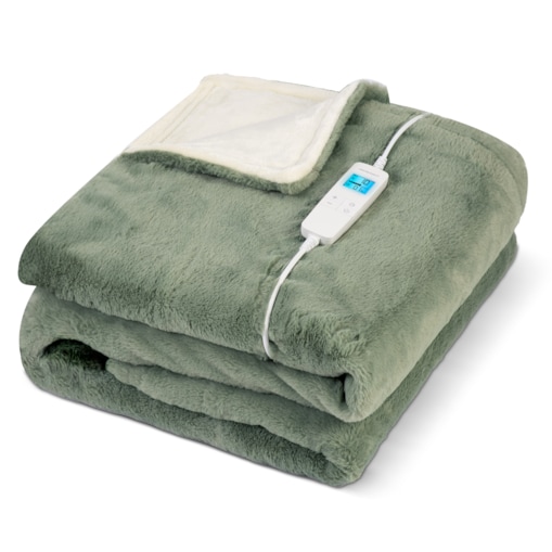 Duży koc elektryczny miękki 180x160cm 160w + timer Berdsen