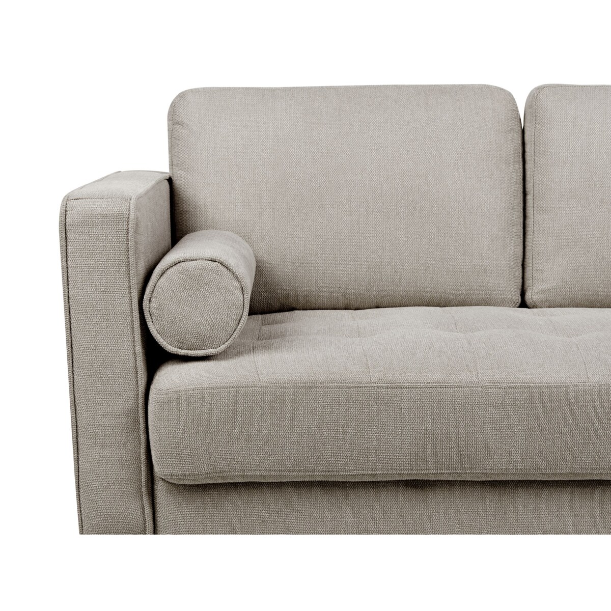 Sofa NURMO Beżowoszary dla 2 osób