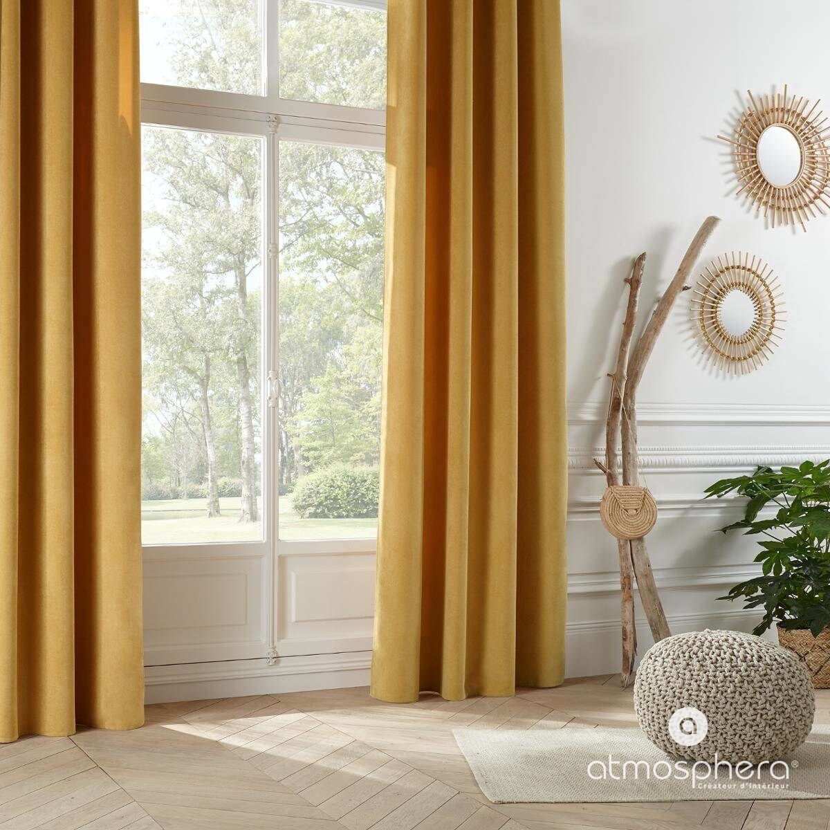 Zasłona gotowa do salonu MEMO, 140 x 260 cm