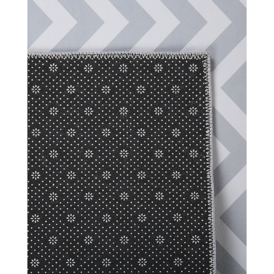 Dywan 80 x 240 cm biało-szary SAIKHEDA