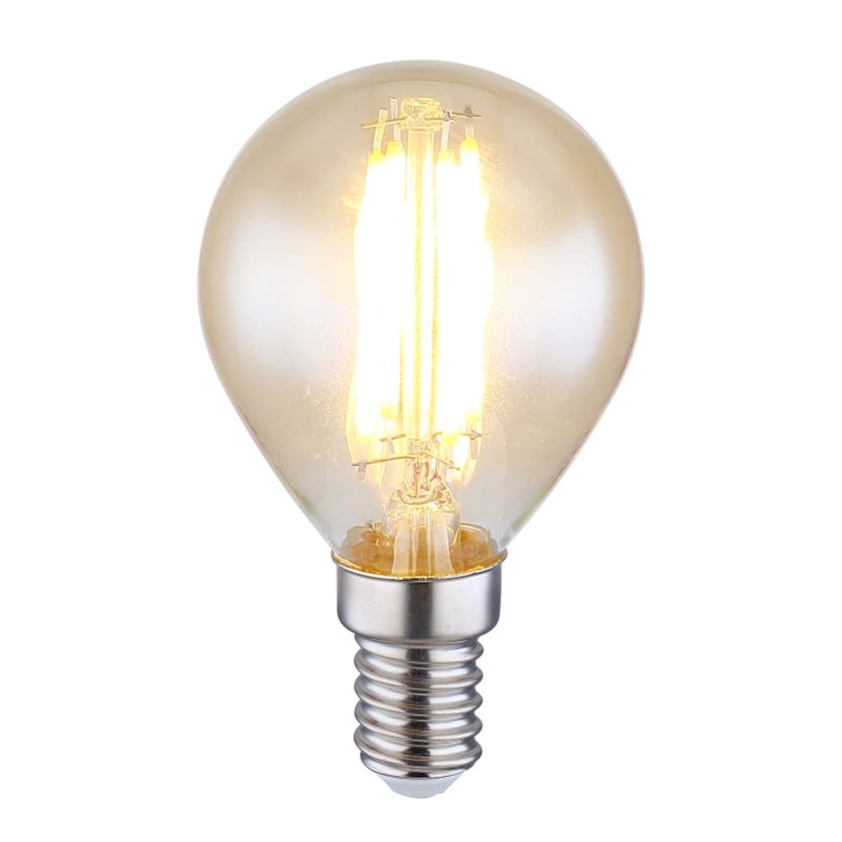 Żarówka LED Globo E14 4W 350lm 2200K ciepła biała bursztynowa szklana 10589AK